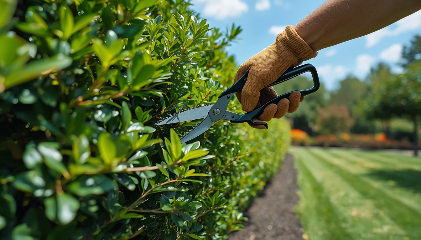 Shrub trimming services by Ylaxyronstyx
